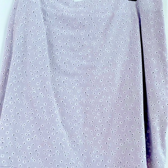 WITH JEAN SET top and skirt linen size L - Picture 3 of 5